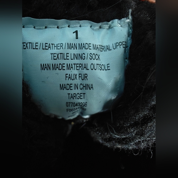 Boys Thermolite EcoMade Black Winter Boots Size 1 Barely Used - Picture 8 of 8